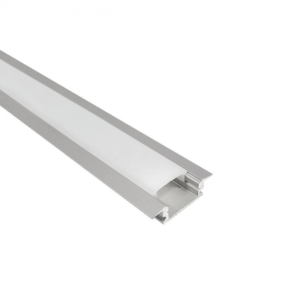 4' Shallow Channel with Wings for NUTP14, Aluminum Finish