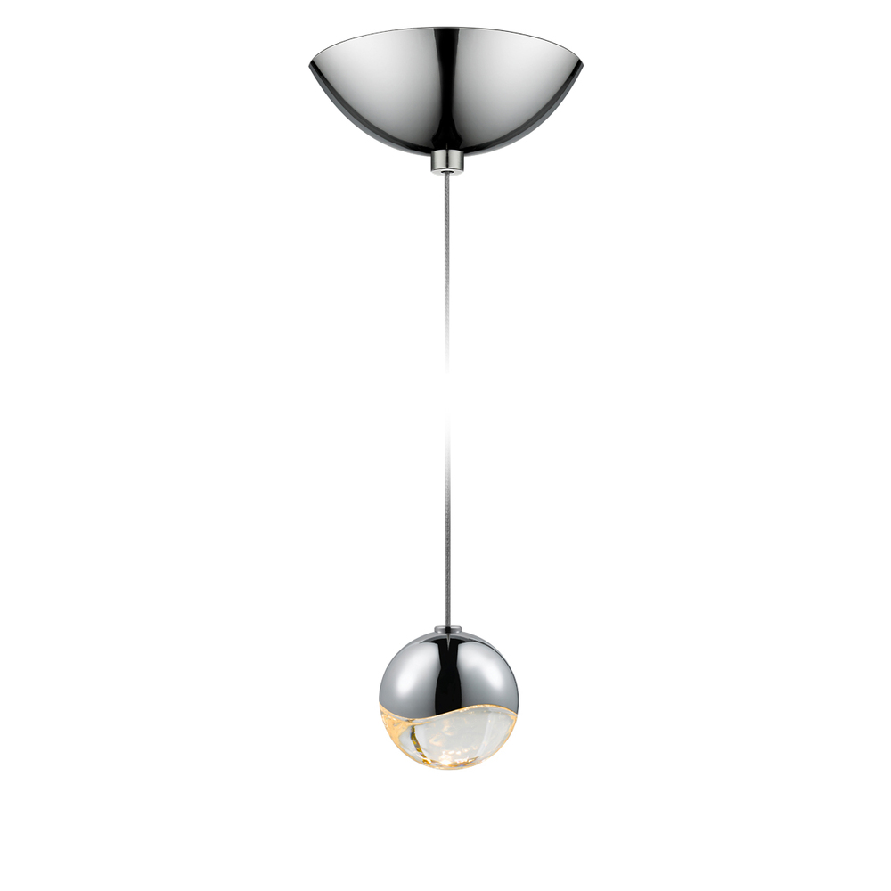 Small LED Pendant w/Dome Canopy