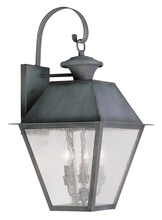 Livex Lighting 2168-61 - 3 Light Charcoal Outdoor Wall Lantern