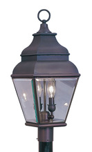 Livex Lighting 2592-07 - 2 Light Bronze Outdoor Post Lantern