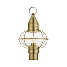 Livex Lighting 26905-01 - 1 Lt Antique Brass Outdoor Post Top Lantern