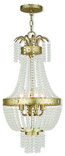Livex Lighting 51854-28 - 4 Light Winter Gold Mini Pendant