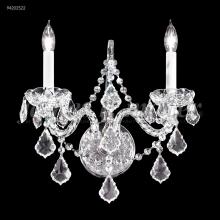 James R Moder 94202S22 - Vienna Glass Light 2 Light Wall Sconce