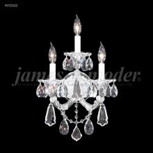James R Moder 94703S22 - Maria Theresa 3 Light Wall Sconce