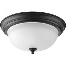 Progress P3925-80 - Two-Light Dome Glass 13-1/4" Close-to-Ceiling