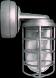 Vaporproof, 2400 lumens, CFL Bracket 32W Qt 3/4, with Glass globe, cast guard