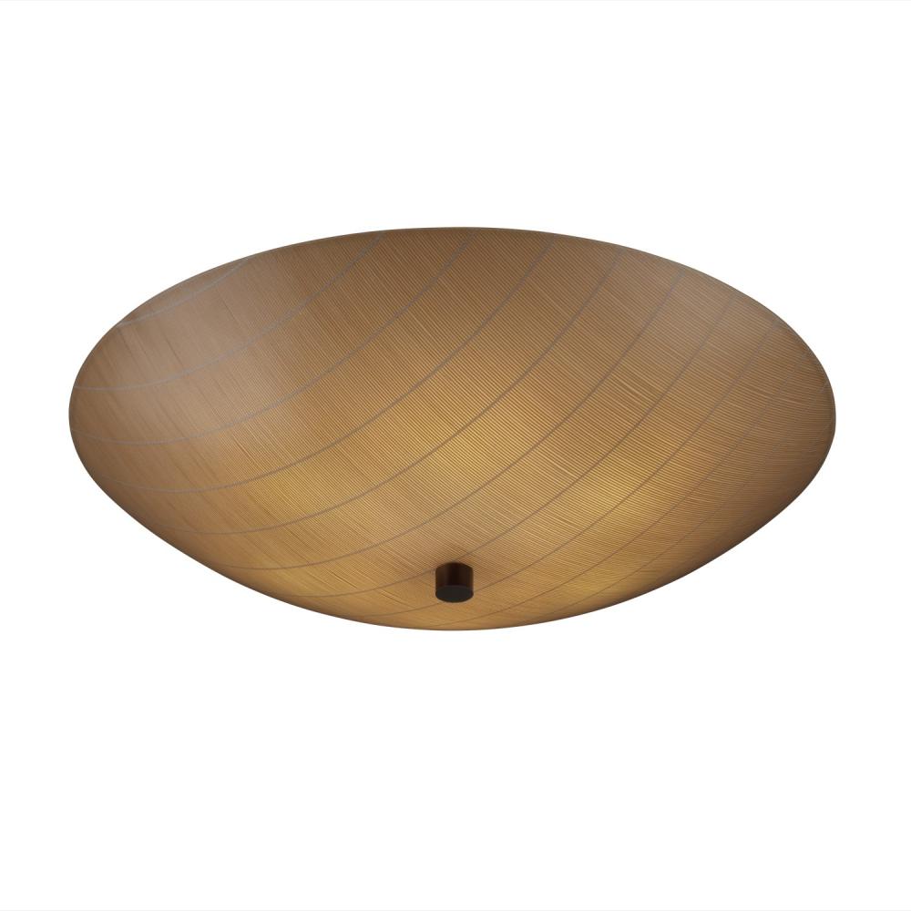 24" Semi-Flush Bowl w/ GU24-LED Lamping