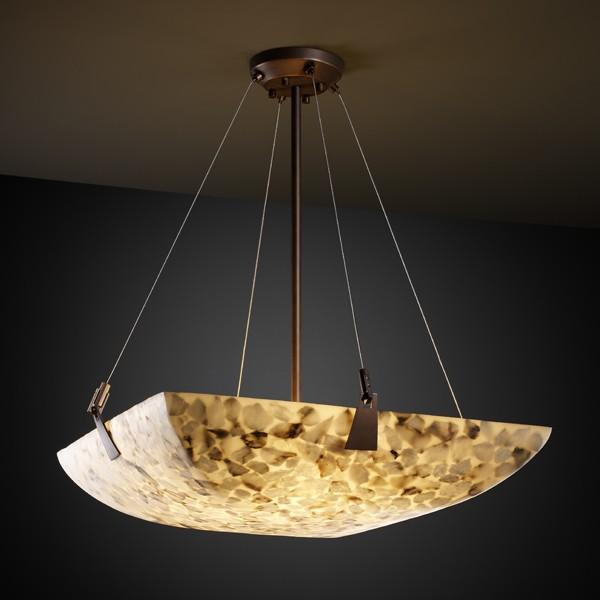 36" Pendant Bowl w/ Tapered Clips