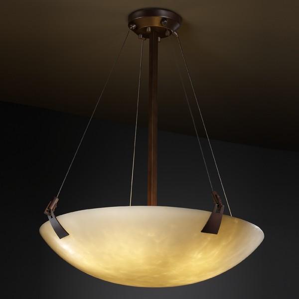 36" Pendant Bowl w/ Tapered Clips
