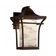 Justice Design Group ALR-7524W-DBRZ - Summit Large 1-Light LED Outdoor Wall Sconce