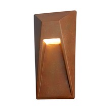 Justice Design Group CER-5680W-PATR - ADA Vertice LED Outdoor Wall Sconce