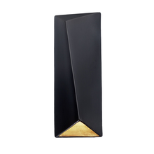 Justice Design Group CER-5897-CBGD - Large Diagonal Rectangle LED Wall Sconce (Closed Top)