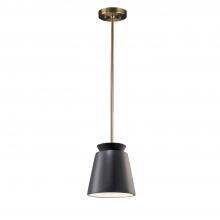 Justice Design Group CER-6425-CRB-ABRS-RIGID - Small Trapezoid Pendant