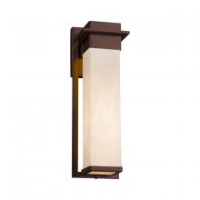 Justice Design Group CLD-7544W-DBRZ - Pacific Large Outdoor LED Wall Sconce
