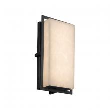 Justice Design Group CLD-7562W-MBLK - Avalon Small ADA Outdoor/Indoor LED Wall Sconce