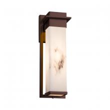Justice Design Group FAL-7544W-DBRZ - Pacific Large Outdoor LED Wall Sconce