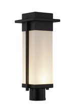 Justice Design Group FSN-7542W-OPAL-MBLK - Pacific 7" LED Post Light (Outdoor)