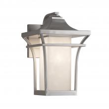 Justice Design Group CLD-7521W-NCKL-LED1-700 - Summit Small 1-Light LED Outdoor Wall Sconce