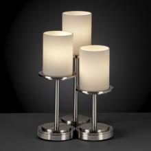 Justice Design Group FSN-8797-10-OPAL-NCKL-LED3-2100 - Dakota 3-Light LED Table Lamp