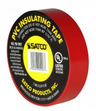 Satco Products Inc. 90/1907 - PVC Electrical Tape; 3/4" x 60 Foot; Red