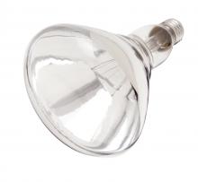 Satco Products Inc. S7012 - 375 Watt BR40 Incandescent; Clear Heat; 5000 Average rated hours; Medium base; 120 Volt; Shatter
