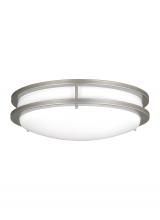 Generation Lighting 7650893S-753 - Mahone traditional dimmable indoor medium LED 1-Light flush mount ceiling fixture in a painted brush