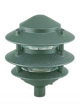 Generation Lighting 9226-95 - Landscape Lighting transitional 1-light outdoor exterior path in emerald green finish with clear gla