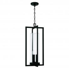Capital 948232BK - 3-Light Outdoor Hanging-Lantern