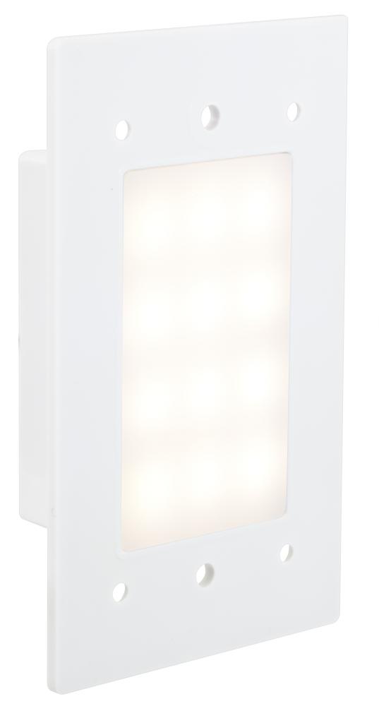 Warm White LED Step Light, 100 - 277 Volts AC, 1.5 Watts, cULus Listed, 3200K