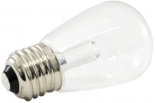 American Lighting PS14-E26-WH - PREM LED S14 LAMP,TRANSPARENT GLASS,1.4W,120V,E26,5500K WH,48LM, 75 CRI