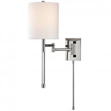Hudson Valley 9421-PN - 1 LIGHT WALL SCONCE WITH PLUG