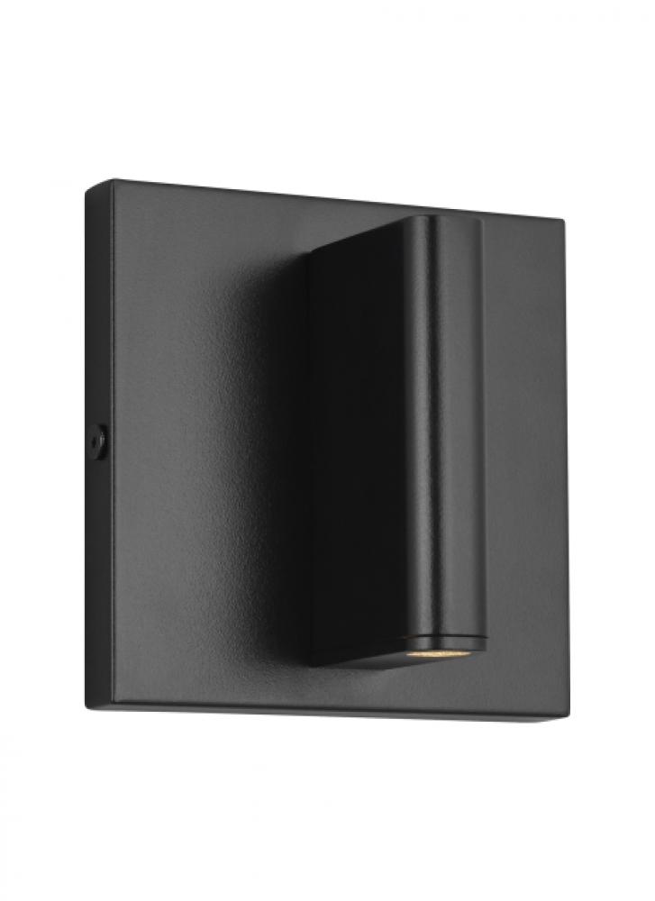 Modern Lloyds LED 5 Outdoor Wall Sconce Light in a Black finish