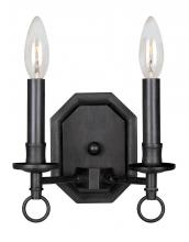 World Imports WI13342 - Hastings Collection 2-Light Rust Wall Sconce
