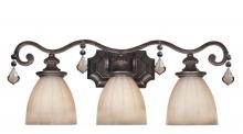 World Imports WI168389 - Avila Collection 3-Light Bronze Bath Bar Light