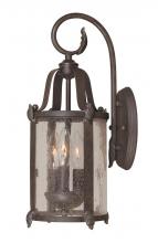 World Imports WI169289 - Old Sturbridge Collection 3-Light Bronze Outdoor Wall Lantern