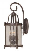 World Imports WI169389 - Old Sturbridge Collection 4-Light Bronze Outdoor Wall Lantern