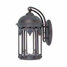 World Imports WI971319 - Dark Sky 9 in. Old Bronze Outdoor Wall Sconce
