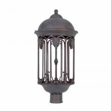 World Imports WI971619 - Dark Sky 11 in. Old Bronze Outdoor Post Light