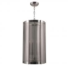 World Imports WI894437 - Xena Collection 4-Light Brushed Nickel Indoor Pendant