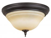 World Imports WI838688 - Montpellier 2-Light Oil-Rubbed Bronze Ceiling Flushmount