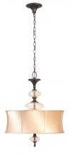 World Imports WI853356 - Chambord Collection 3-Light Weathered Copper Hanging Pendant
