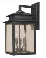 World Imports WI910642 - Sutton Collection 3-Light Rust Outdoor Wall Sconce