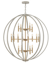 Hinkley 3464CG - Double Extra Large Three Tier Orb Chandelier